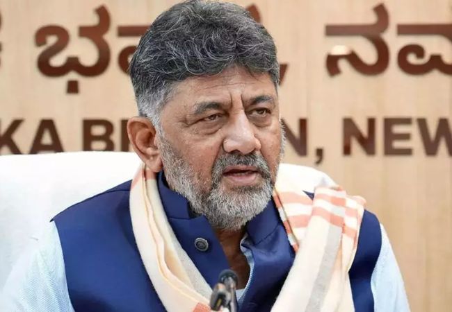 “Won’t bow down”: DK Shivakumar’s reply to protesters shouting ‘go back’ slogan at event
